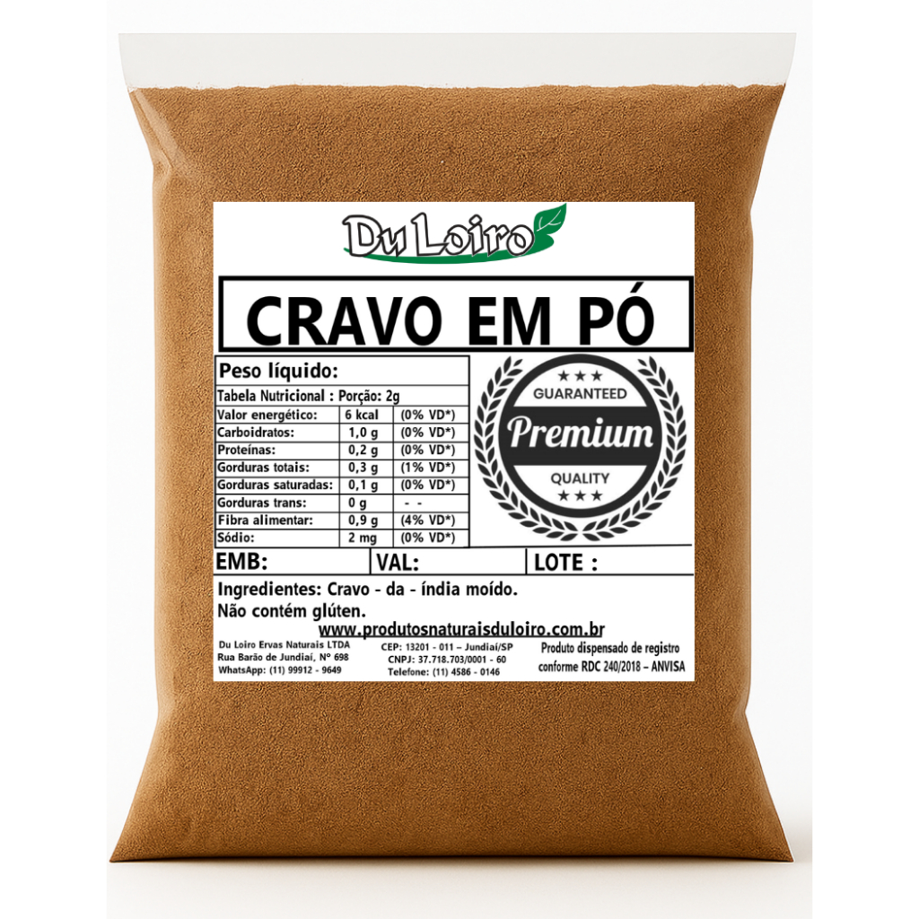 Cravo em Pó Premium – Especiaria Aromática e Versátil