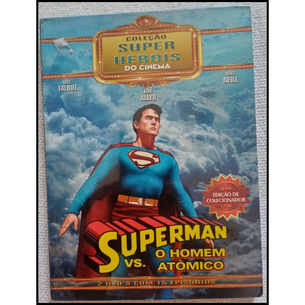 DVD Superman Vs O Homem Atomico - Lacrado