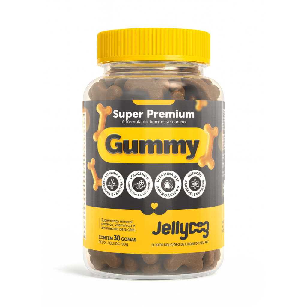 Suplemento Gummy Super Premium Articulação Imunidade Queda de Pelo 30u 90g em Oferta na Shopee