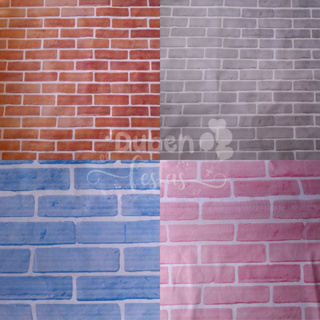 TNT Estampado Tijolinho Realista Cenários, Painéis, Decoração, Chá de Bebê, Chá Revelação em Oferta na Shopee