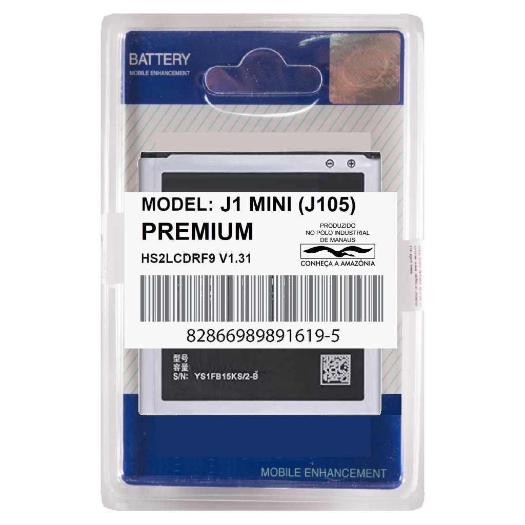 Battria Para Galaxy J1 Mini J105 + Alta Capacidade + Garantia de Longa Duração! em Oferta na Shopee