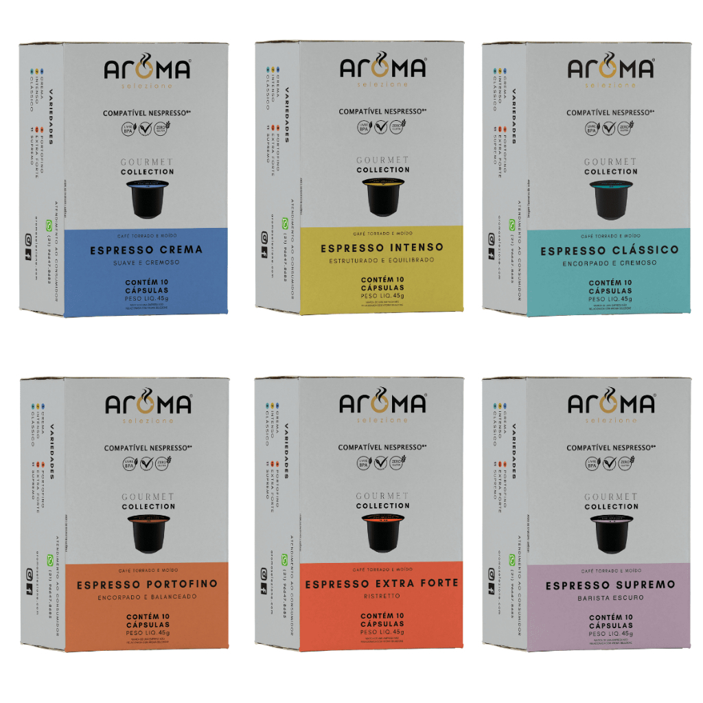 60 Cápsulas Nespresso* Café Gourmet Aroma Selezione