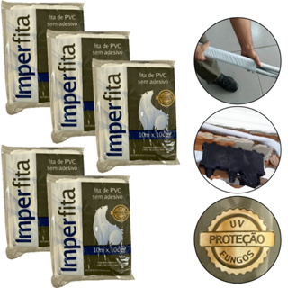 Fita Pvc Branca Isolamento Refrigeração Ar Condicionado 5u em Oferta na Shopee