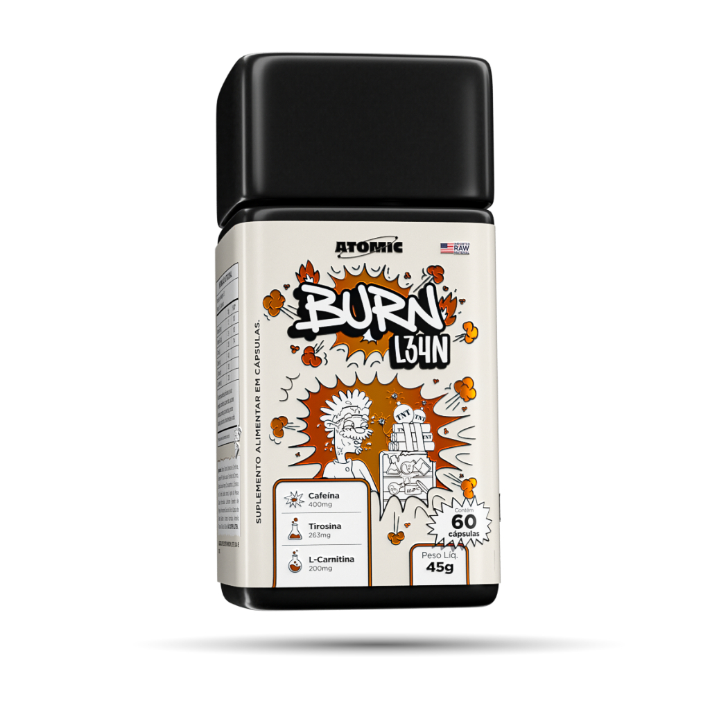 Termogênico Burn L34n - Atomic Labs - 60 Cápsulas