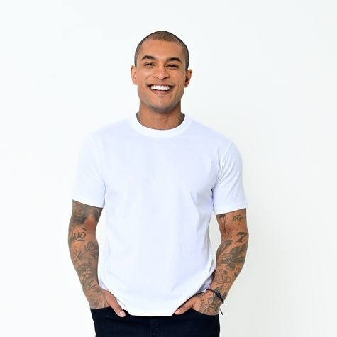 Camiseta Masculina Tech de Algodão Básica E Confortável Colombo em Oferta na Shopee