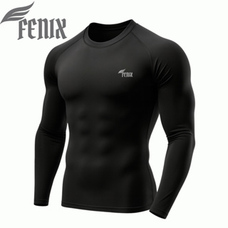 Camisa Térmica Proteção Uv 50+ Segunda Pele Camiseta Blusa Malha Fria Unissex Academia Manga Longa em Oferta na Shopee