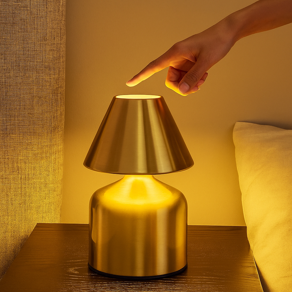 Luminária Mini Abajur de Mesa com entrada USB