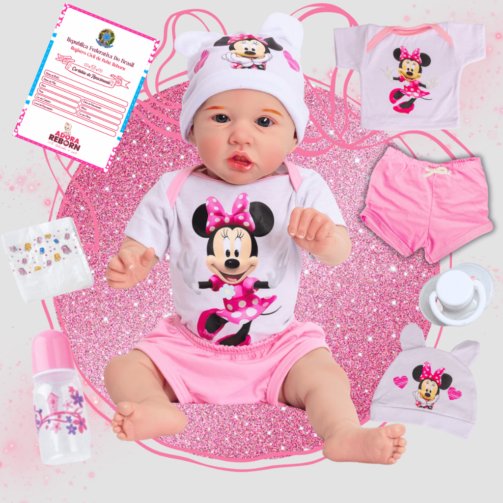 Bebê Reborn Boneca Realista Recém-Nascida Corpinho Vinil Silicone Promoção