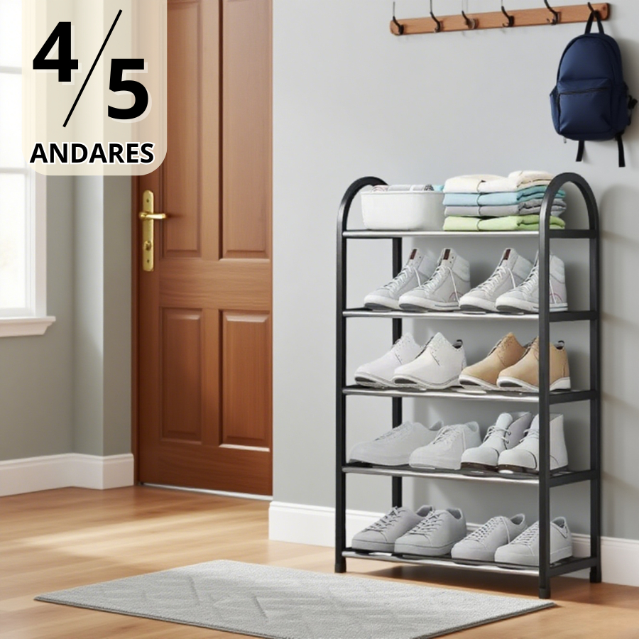 Sapateira com 5 Prateleiras para Organizar Sapatos Calçados Chinelos em Oferta na Shopee