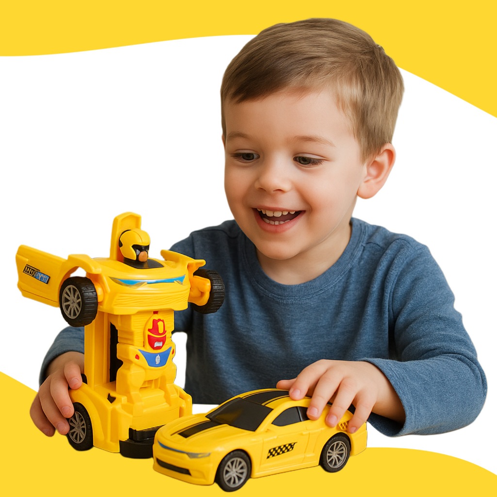 Carro Carrinho Transforms Vira Robô Camaro Carrinho Brinquedo Infantil em Oferta na Shopee