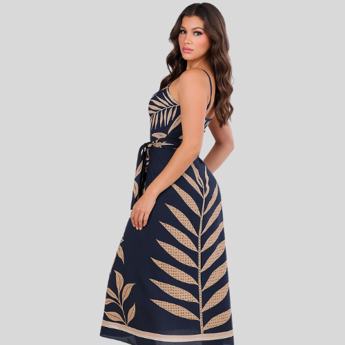 Conjunto Maiô com Saida de Praia Maiô + Canga Estampadas tropical