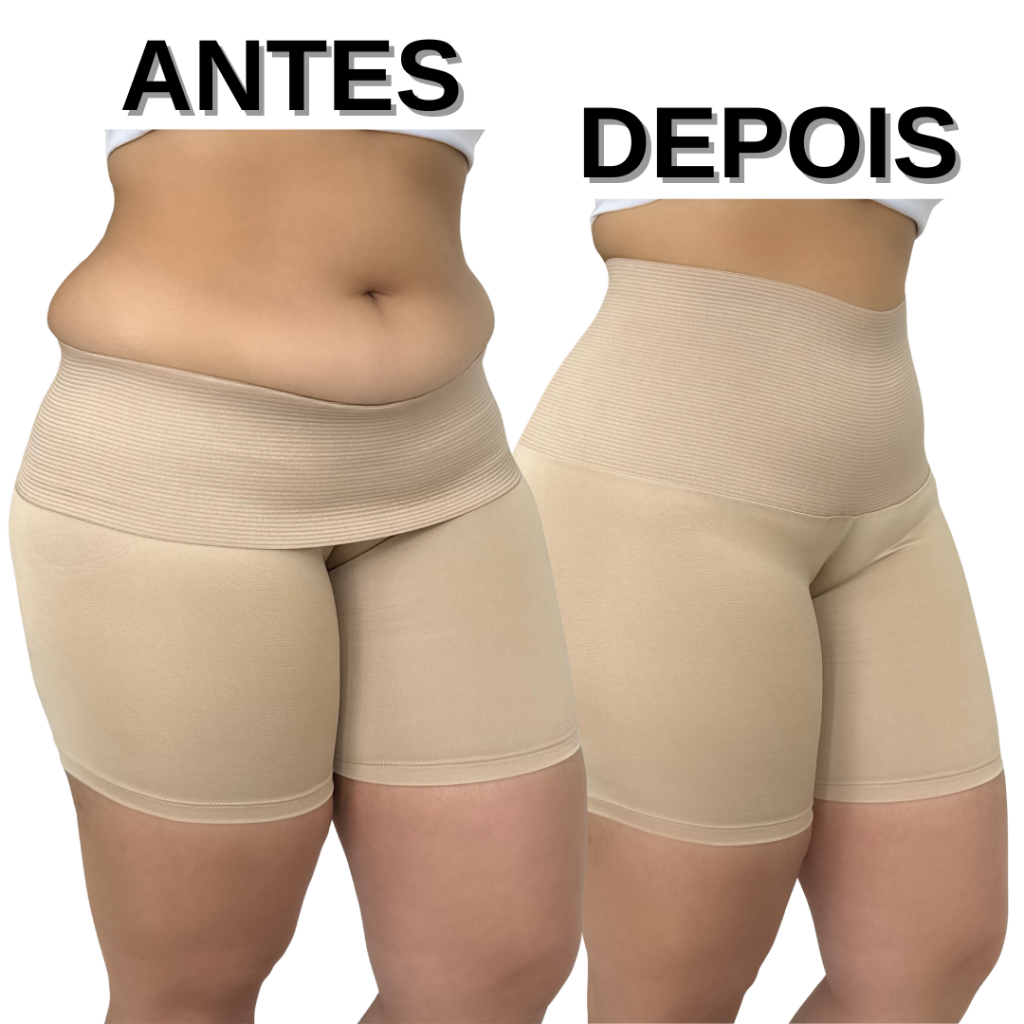 Short Anágua Cinta Modeladora Feminino Segunda Pele Redutora De Medida Alta Compressão Reduz Medidas em Oferta na Shopee