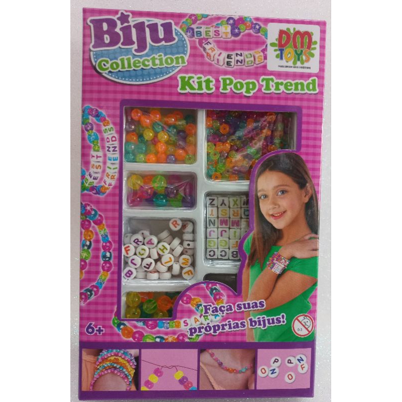 Miçanga para bijuteria -  Biju Collection kit para fazer  Pulseira