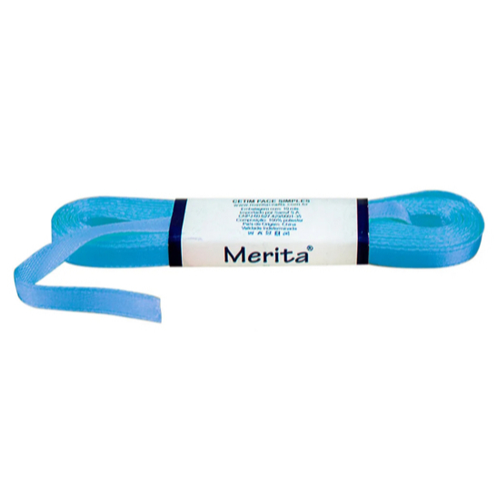 Fita de Cetim Merita- Cor Azul Turquesa- 6mm 10mts Face Simples FCS-010/06