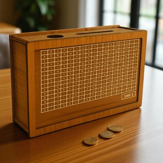 Cofre MDF Dinheiro Japonês - Desafio Mil - 5000 - 10000 - 20000 - Caixa Cofrinho Educativo Decoração em Oferta na Shopee