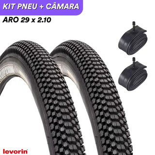 Pneu Bicicleta Aro 29 Levorin Eruption 29 x 2.10 MTB Bike com Camara de Ar Aro 29x2.10