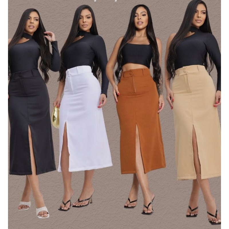 SAIA FEMENINA  MIDI  LAPIS ALFATARIA