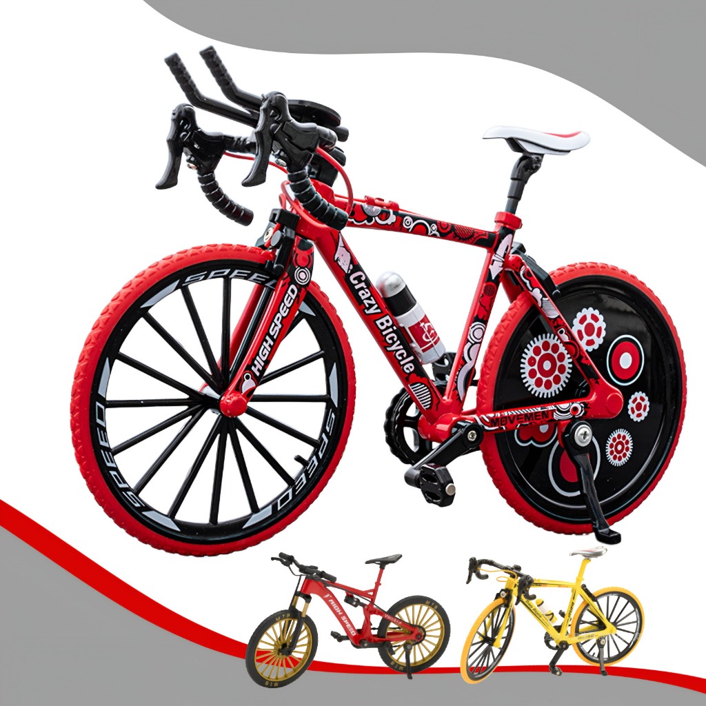Bicicleta Miniatura Colecionável de Metal Modelos Speed Mountain Bike Triathlon Mtb Mini Bicicletas Realistas — R$ 31,35 em Shopee