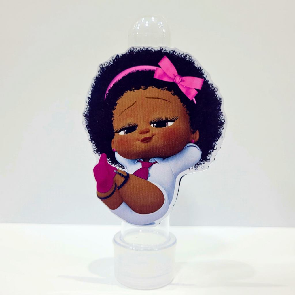 Aplique 3D para Tubete Poderosa Chefinha - Personalizado para Lembrancinha - Pegue e Monte