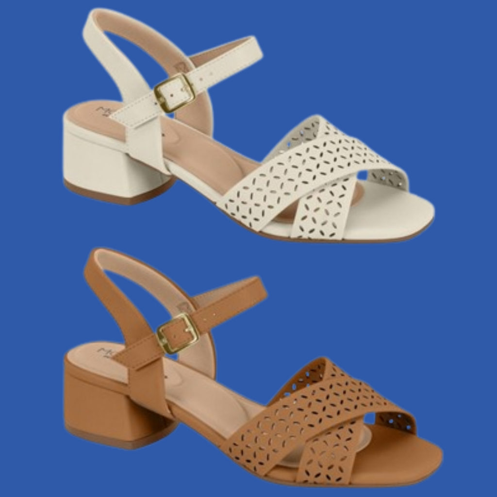 Sandália Feminina Modare Salto Grosso Ortopédica 7211.105