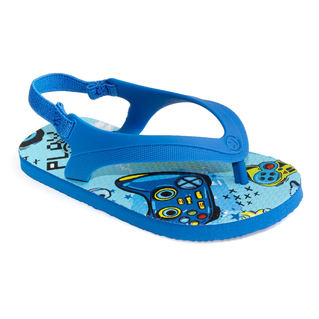 Chinelo Molekinho Bebê Menino Sandália Calce Fácil 2644-200 Azul