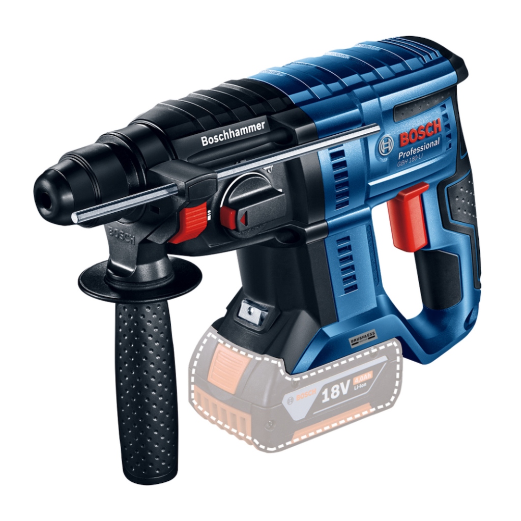 Martelo Perfurador Bosch GBH 180-Li Sem Fio SDS-Plus Sem Bateria