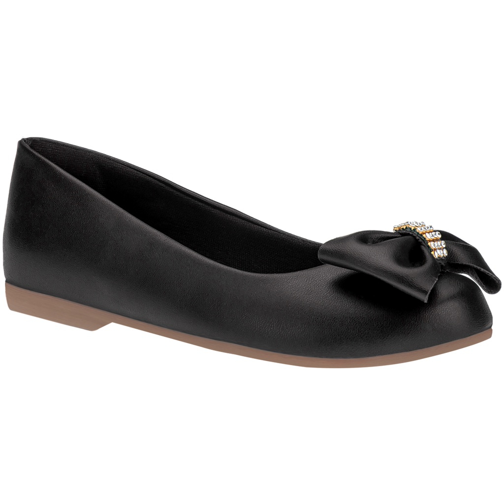 Sapatilha Infantil Feminina Sapato Bico Redondo Leve Boneca Salomé Menina Laço Strass Confortável Moda Blogueira em Oferta na Shopee