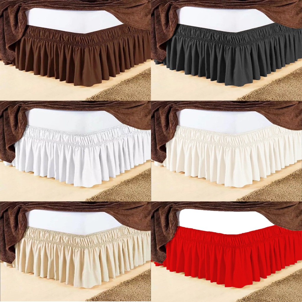 Saia Box Para Cama Colchão Casal King Microfibra 170 Fios 2 Elasticos em Oferta na Shopee