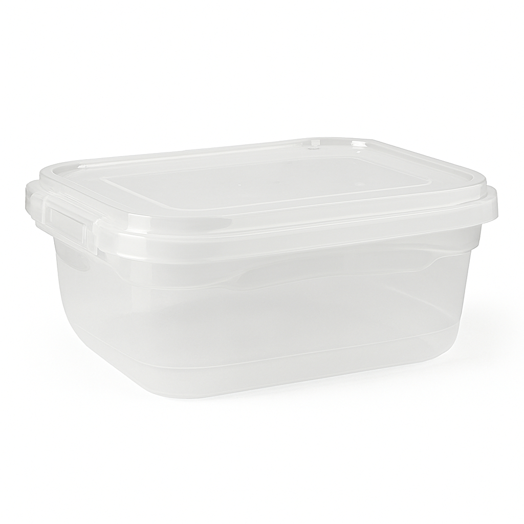 Kit 5 Caixa Organizadora Plastica Transparente 5L Trava Tampa em Oferta na Shopee