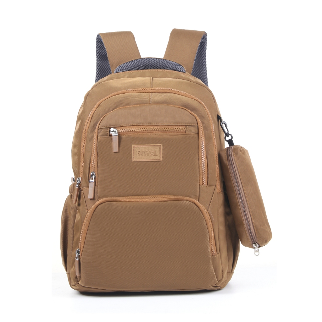 Kit Mochila Feminina Impermeável + Estojo Trabalho escola Faculdade notebook até 15,6"