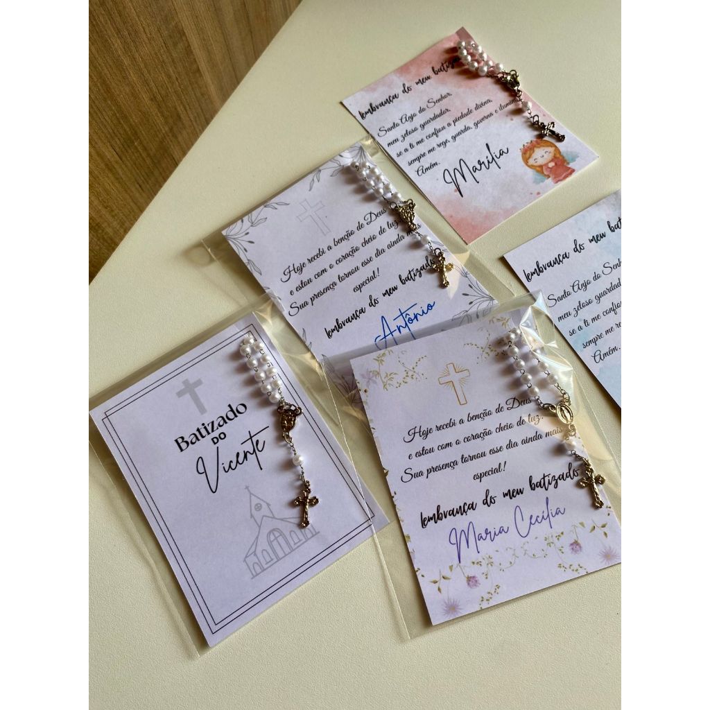 Lembrancinha Batizado | Crisma | Eucaristia | Primeira Comunhão | Mimo | Aniversários | Kits Completos
