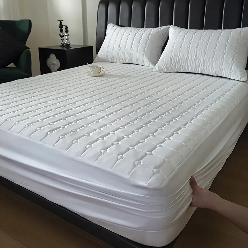 Cobre Leito Impermeavel Matelado Colcha Com Elastico em Toda Volta