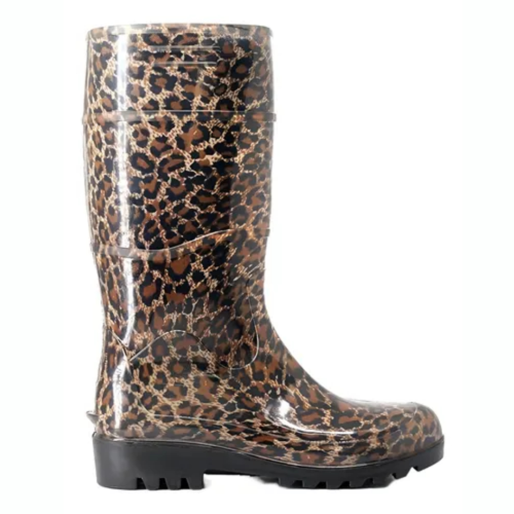 Bota PVC Onçinha Galocha Feminina Baspan - Onça