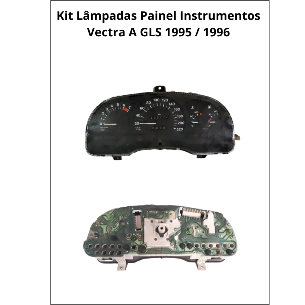 Kit Lâmpadas Led Painel De Instrumentos Vectra Gls 1995 / 1996