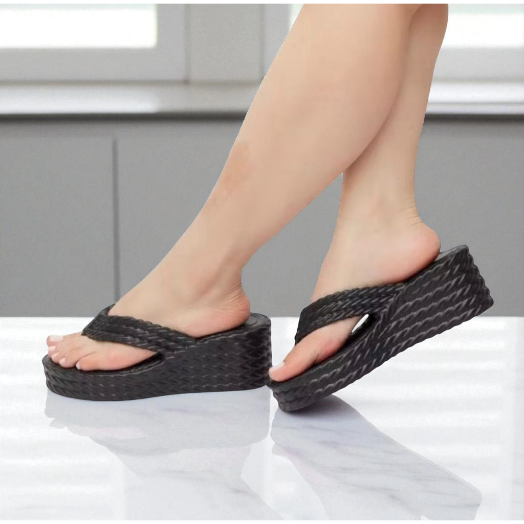 Tamanco Chinelo Marrocos Feminino Ortopédica Plataforma Alta Confortável – Moda Verão