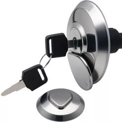 Tampa De Tanque Combustível Para Cg Titan 125 150 Fan 125 150 Bros Xre Tornado Cbx Twister C/ Chaves