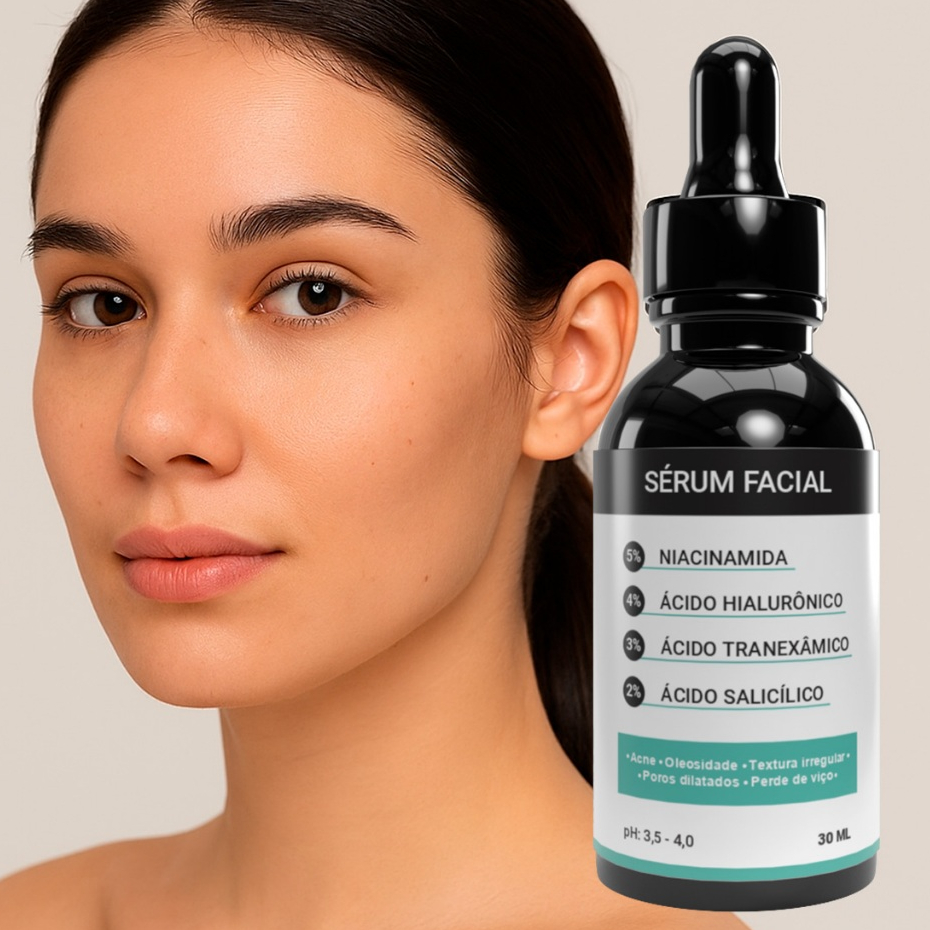 Sérum Clareador de Manchas Facial Revita Beauty 30ml - Mix 4 em 1