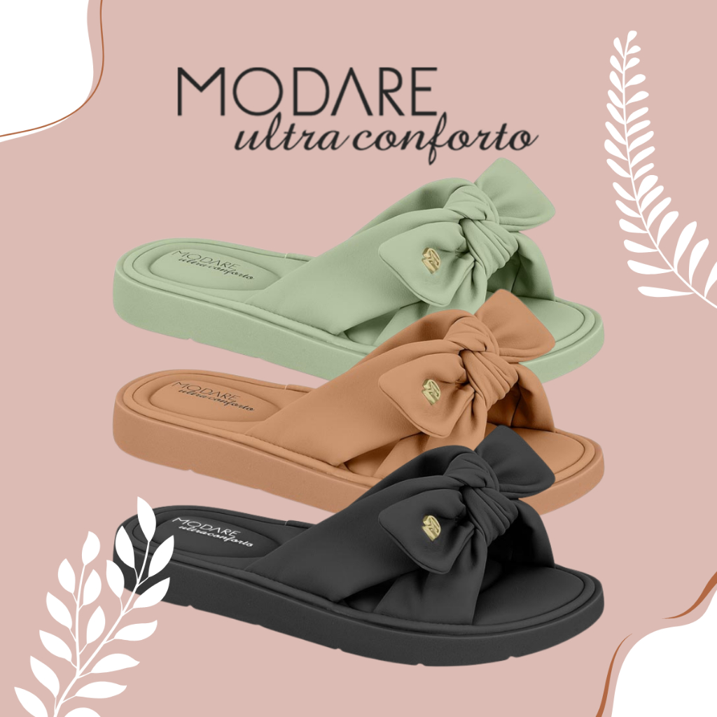 Papete Casual Modare Palmilha Calce Fácil Macia Confortável Corrida Dia a Dia Trabalho