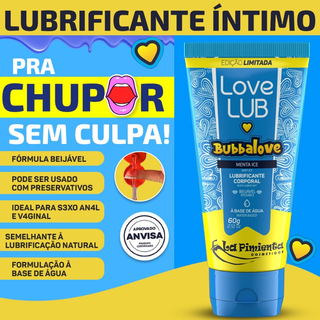 LUBRIFICANTE ÍNTIMO PARA LAMBER SEM CULPA