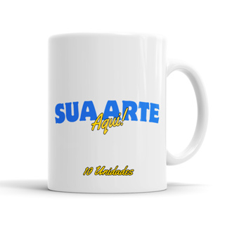 Kit 10 Canecas Personalizadas com Sua Arte, Logo ou Ideia – Ideal para Eventos e Brindes! em Oferta na Shopee