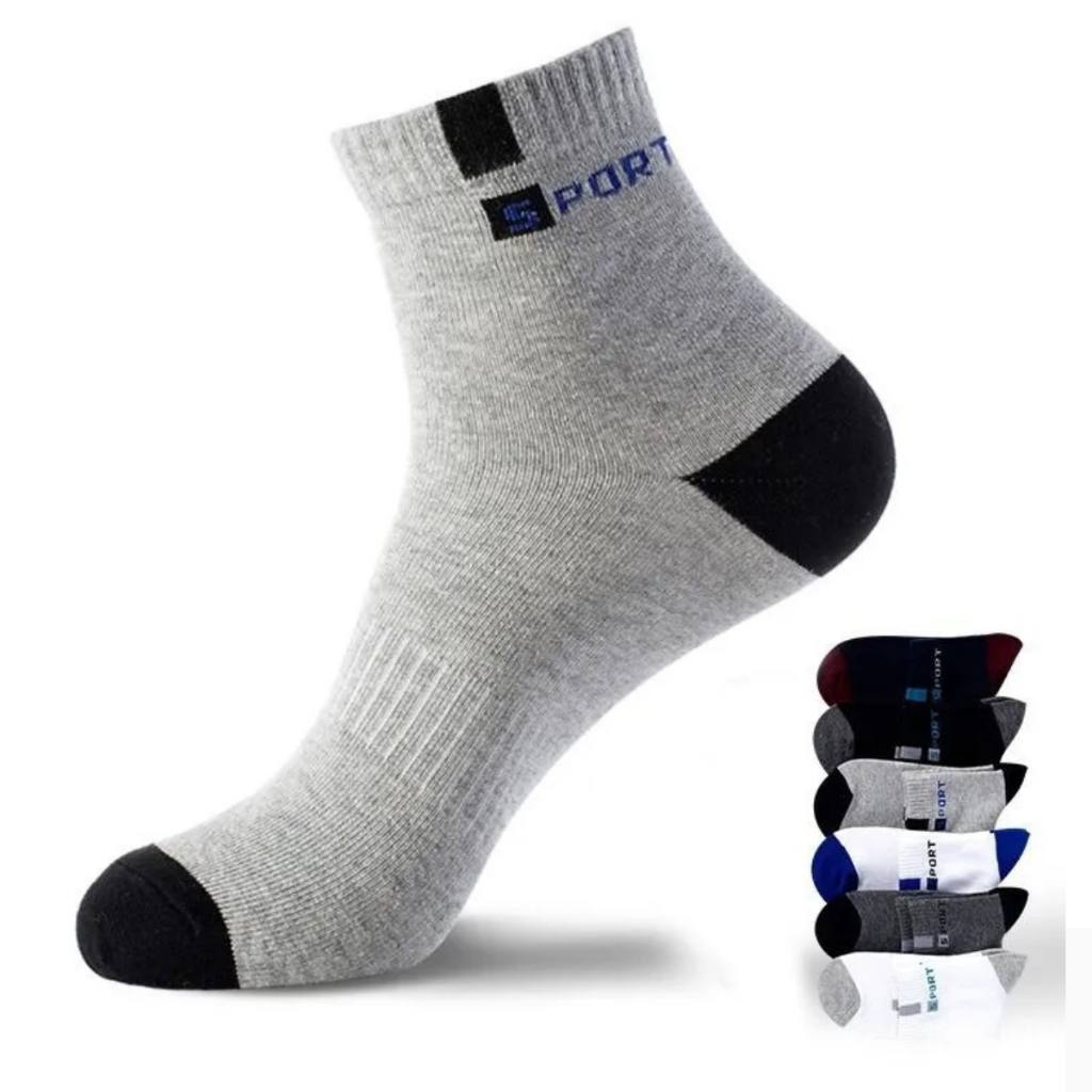 Kit Pares Meia Masculina Cano Médio Tamanho Único 37 - 43 Premium Academia Cores Esportivas Qualidade Confortável Kits em Oferta na Shopee