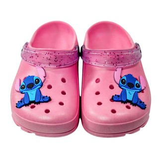 Babuche Menina Infantil Stitch Sandália Rosa Leve Antiderrapante Personagem em Oferta na Shopee