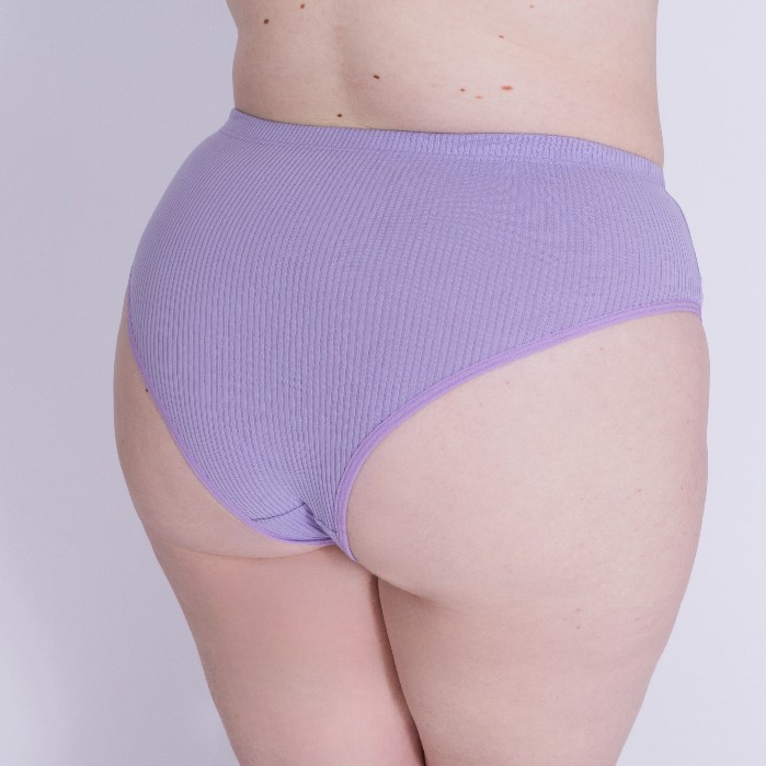 Kit 5 Calçolas Plus Size Cintura Alta Reforçada Calcinha Senhora Conforto Canelada