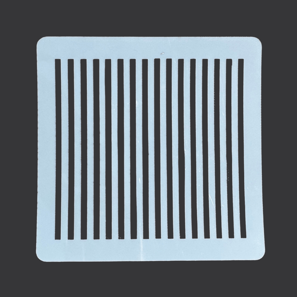 Estêncil Stencil Molde Linhas – Ideal para Pintura, Cartões, Scrapbook, Artesanato Decoracao Listras