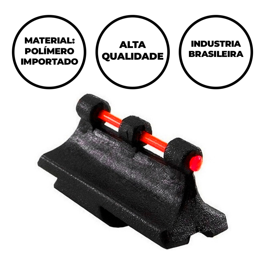 MA Artigos para Pesca Guia de Alinhamento Ponto Visada Frontal para G4M0 Com Fibra Óptica Vermelha em Oferta na Shopee