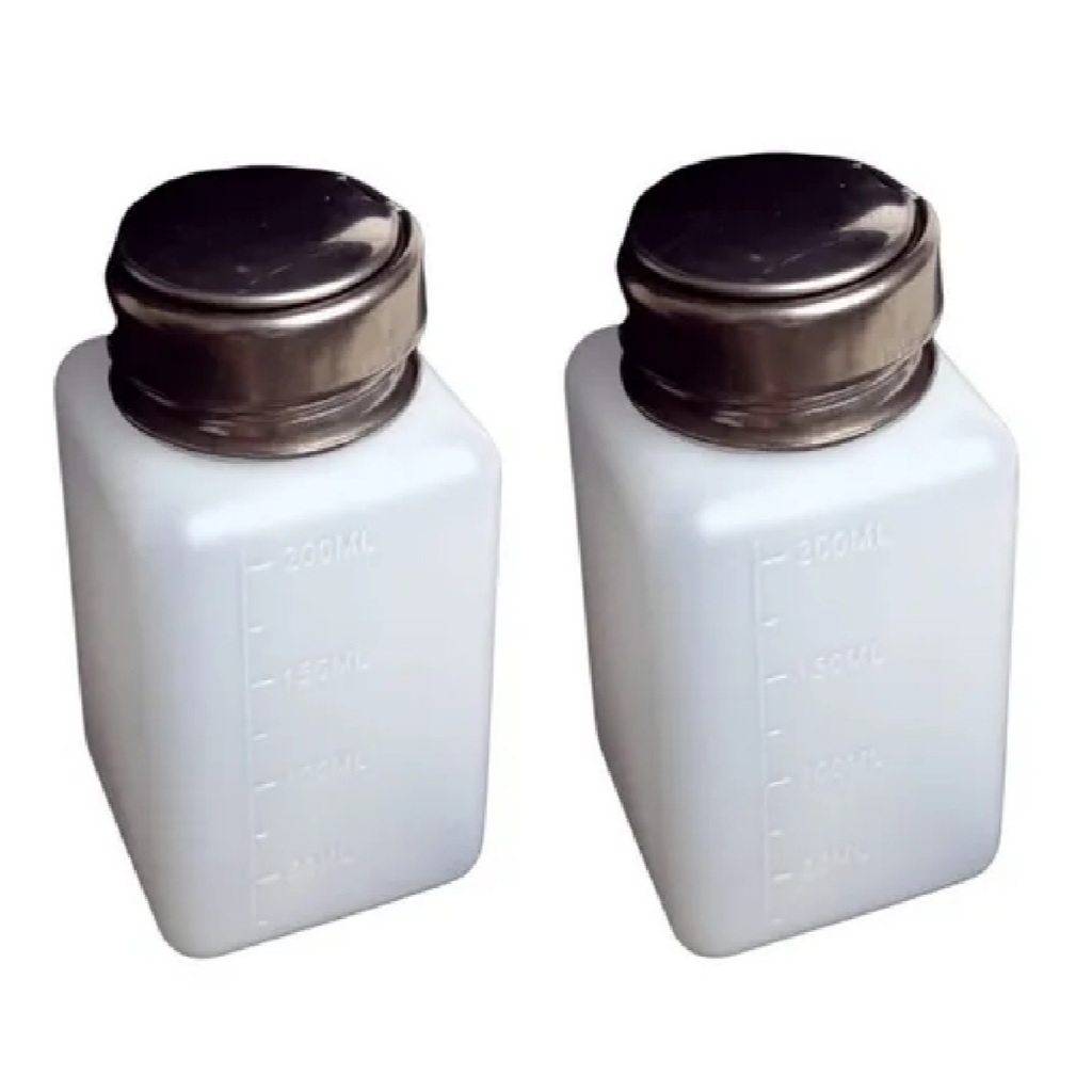 Kit 2x Dispenser Valvula 200ml Para Álcool Isopropílico