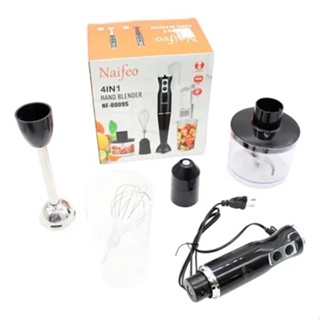 Mixer 4 em 1 Portátil 400W  HAND BLENDER NF-8009S– Batedor, Triturador, Copo e Fouet Elétrico Multifuncional em Oferta na Shopee