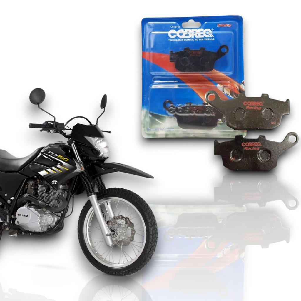 Pastilha Freio Traseiro Traxx Jh 150 Fly 150 Jh 250 Fly 250