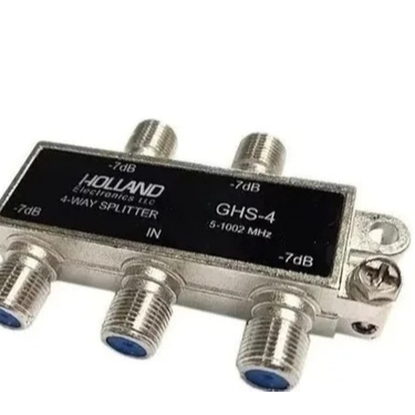 Divisor De Sinal Antena 1x4 Blindado Holland Uhf Vhf