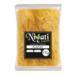 Açafrão em pó (Cúrcuma) 1Kg Antioxidante Anti-inflamatório Niyati em Oferta na Shopee